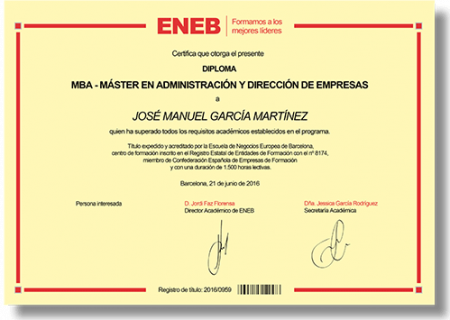 Diploma ENEB México
