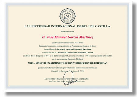 Diploma Universitario ENEB México
